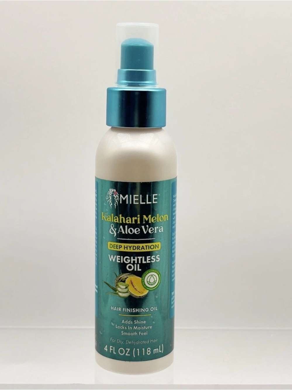 Mielle Kalahari Melon & Aloe Vera Weightless Oil - Blue Bottle